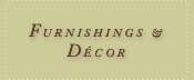Furnishings And Decor