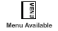Menu Available